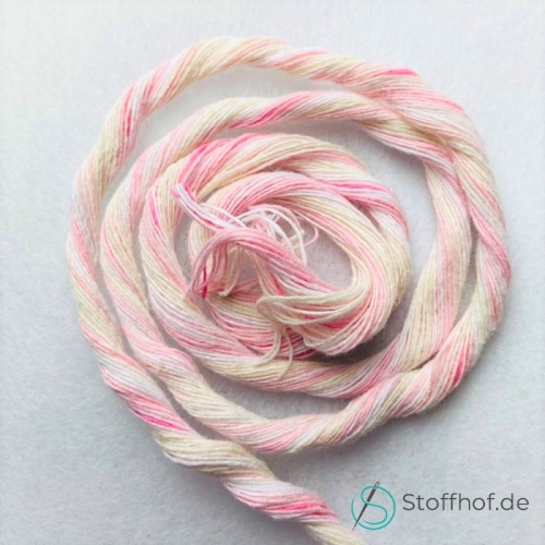 Makramee Garn Verzwirnt 3-4mm Candy Mix